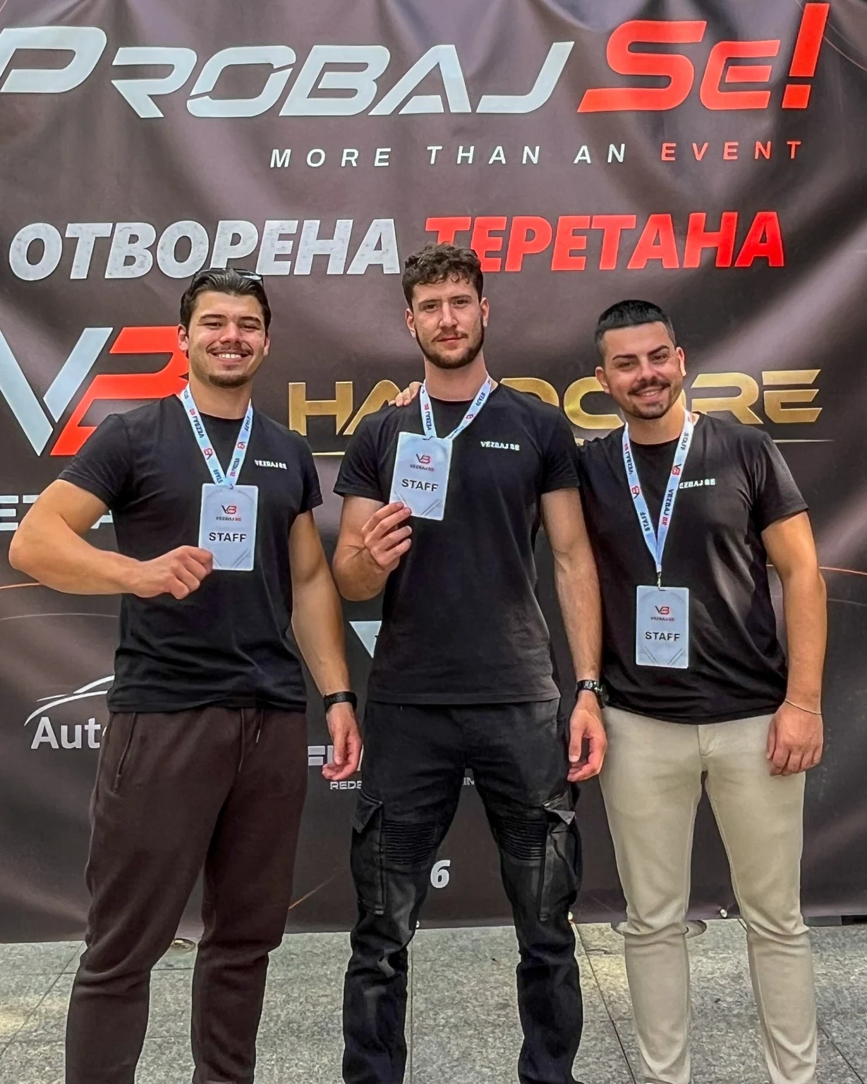 Тимот Vezbaj Be на спортски настан